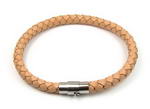 Yellow braided unisex round leather cord bracelet discount sale, 6mm Yellow braided unisex round leather cord bracelet discount sale, 6mm