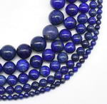 Lapis lazuli, 8mm round, dyed gem beads wholesale