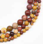 Mookaite, 8mm round, natural gemstone bead wholesale