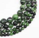 Ruby zoisite, 6mm round, natural gem stone beads bulk sale
